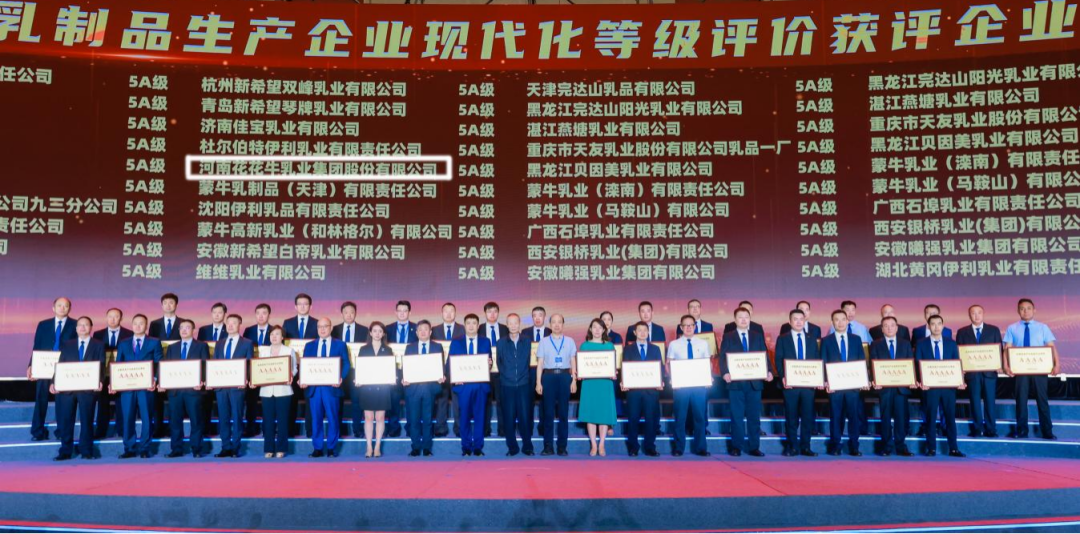 啟航新征程 點亮新賽道丨花花牛乳業(yè)集團參加第十四屆中國奶業(yè)大會暨D20峰會，榮獲“中國乳制品生產(chǎn)企業(yè)現(xiàn)代化等級5A級”評定殊榮